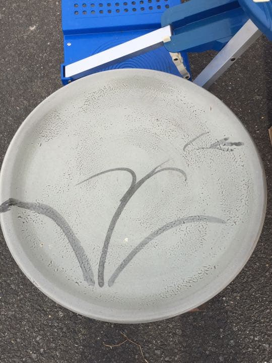 唐津焼 大皿。龍福寺窯