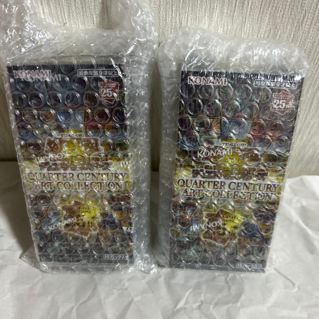 遊戯王 クウォーターセンチュリーアートコレクション　2ボックス