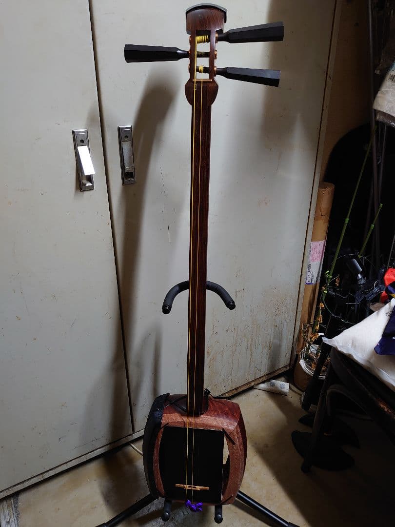 サイレント津軽三味線 三つ折可能