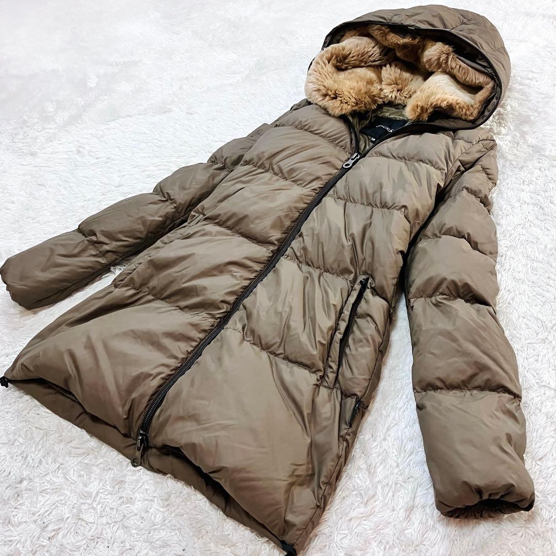 極美品 デュベティカ アローズ別注 ダウン コート ラビットファー