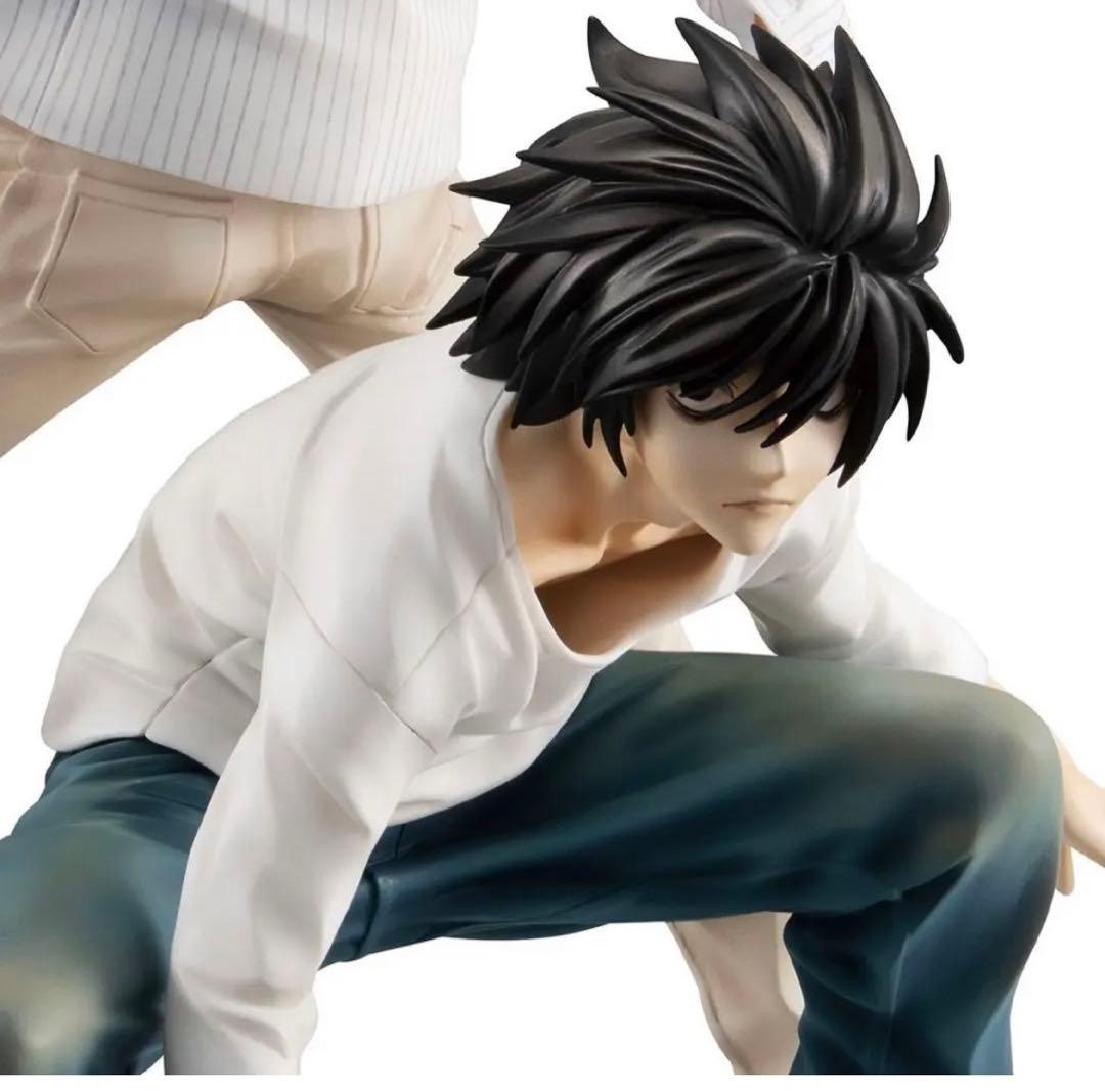 初版】デスノート G.E.M. シリーズ L & 月 フィギュア 2体セット