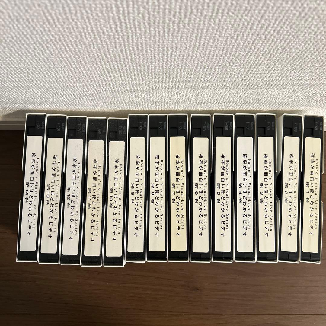 WINNERS-細野真宏 確率が面白いほどわかるテキストとVHS第1巻から第14巻