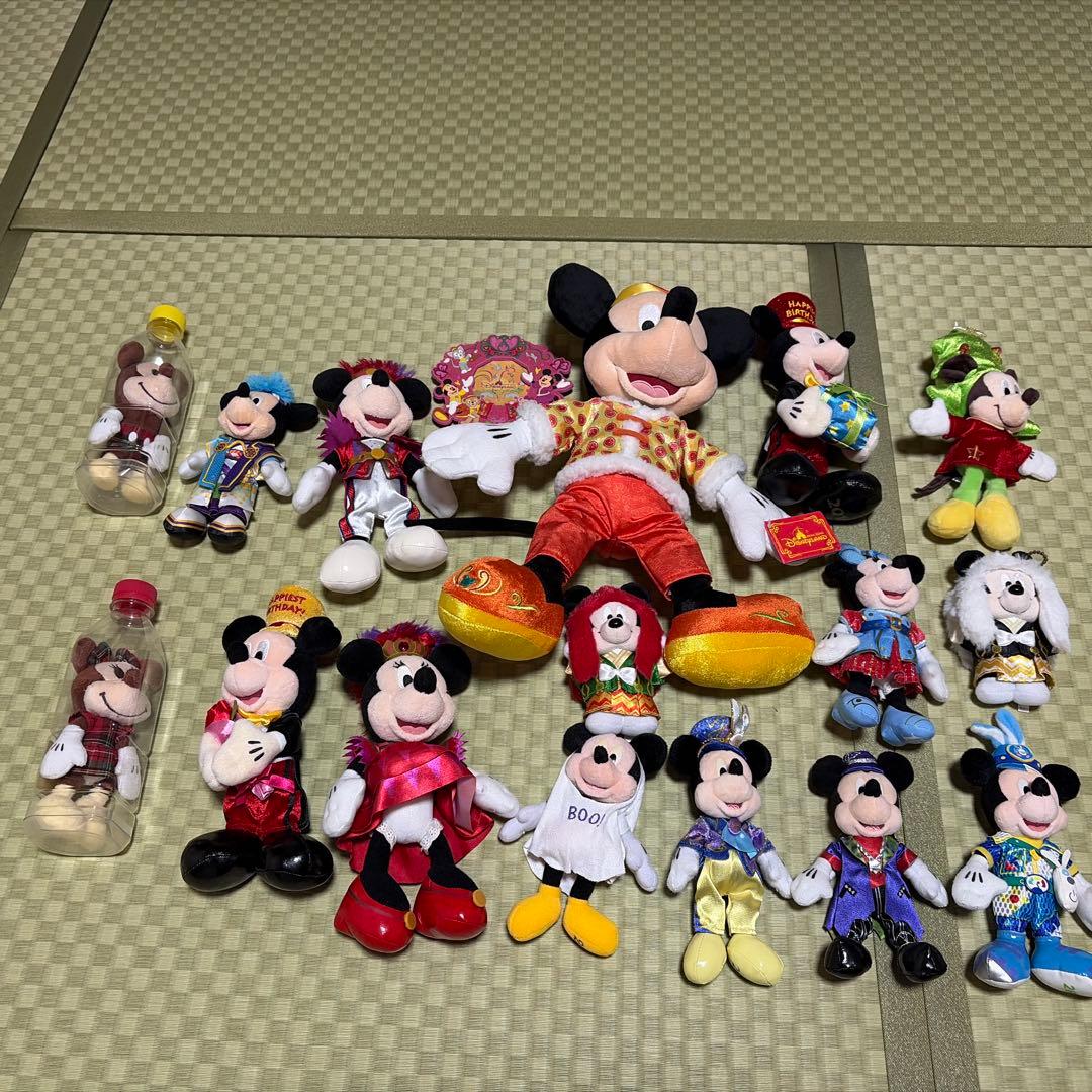 ディズニー　ミッキー　ミニー　ぬいぐるみ一式