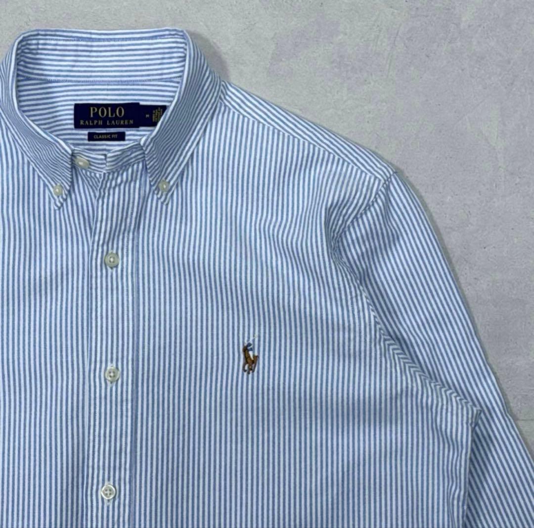 美品 定番 24SS ポロラルフローレン オックスフォード ボタンダウンシャツ
