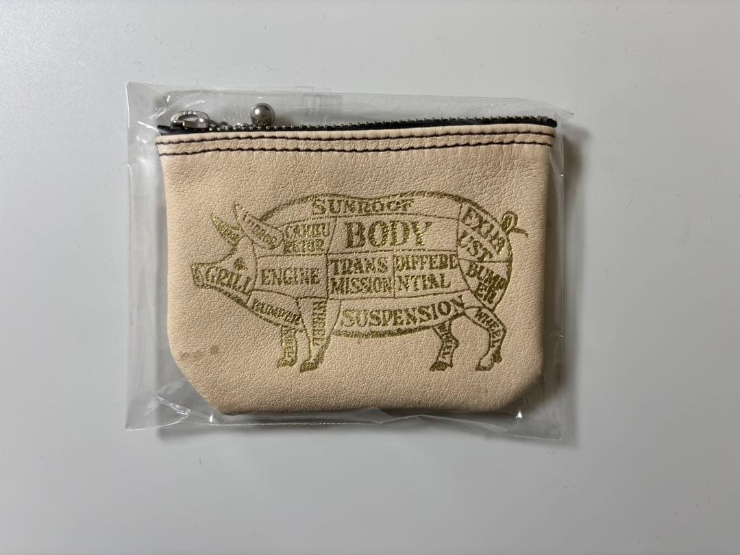 PORKCHOP GARAGE SUPPLY × 福祿　　WALLET 黒×銀