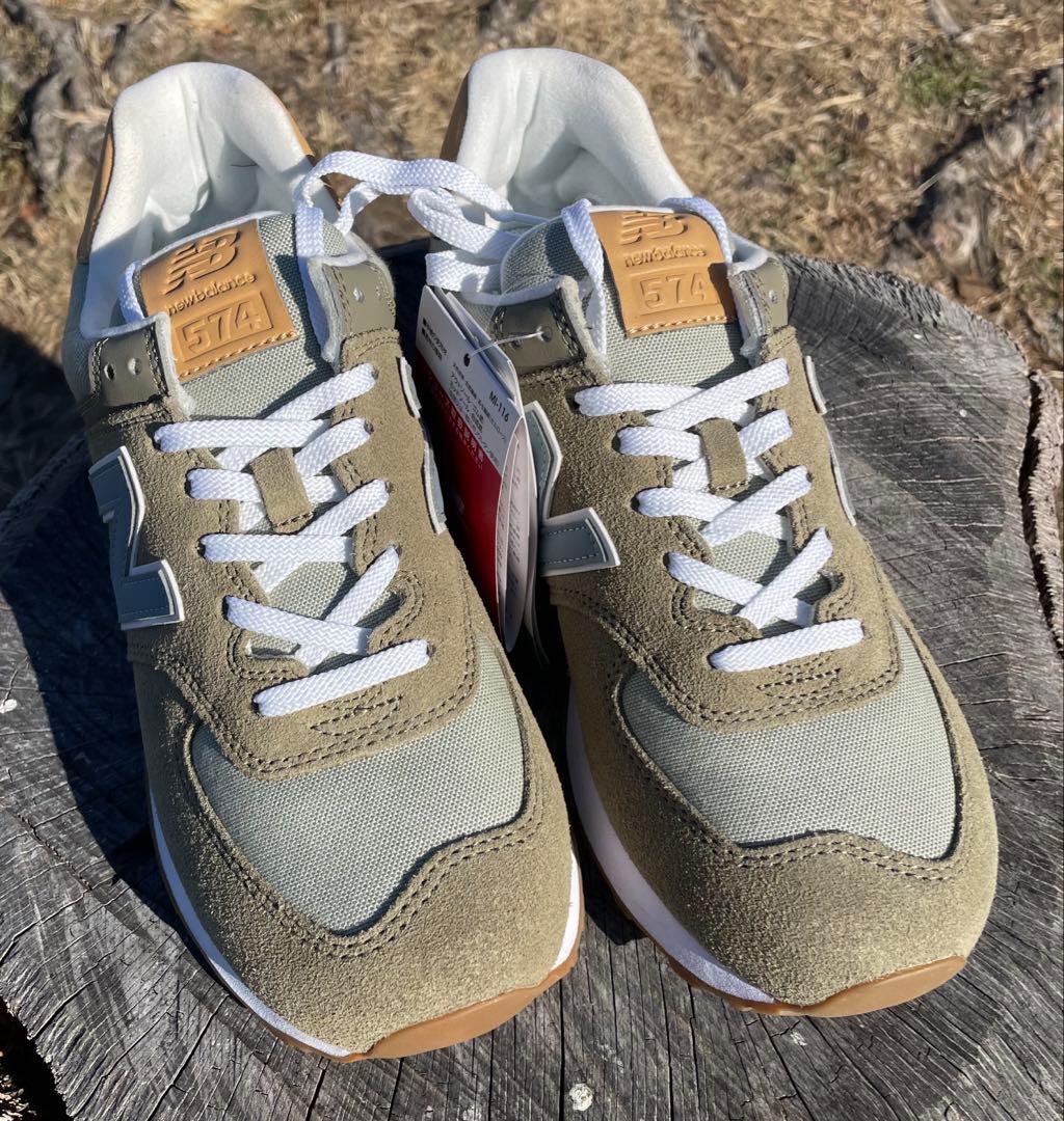 未使用 ニューバランス ML574NT2 オリーブ 26cm