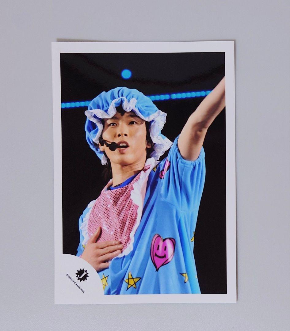 メルカリ便 Man 舘ちゃま 宮舘涼太 Jr 公式写真 青 ピンク