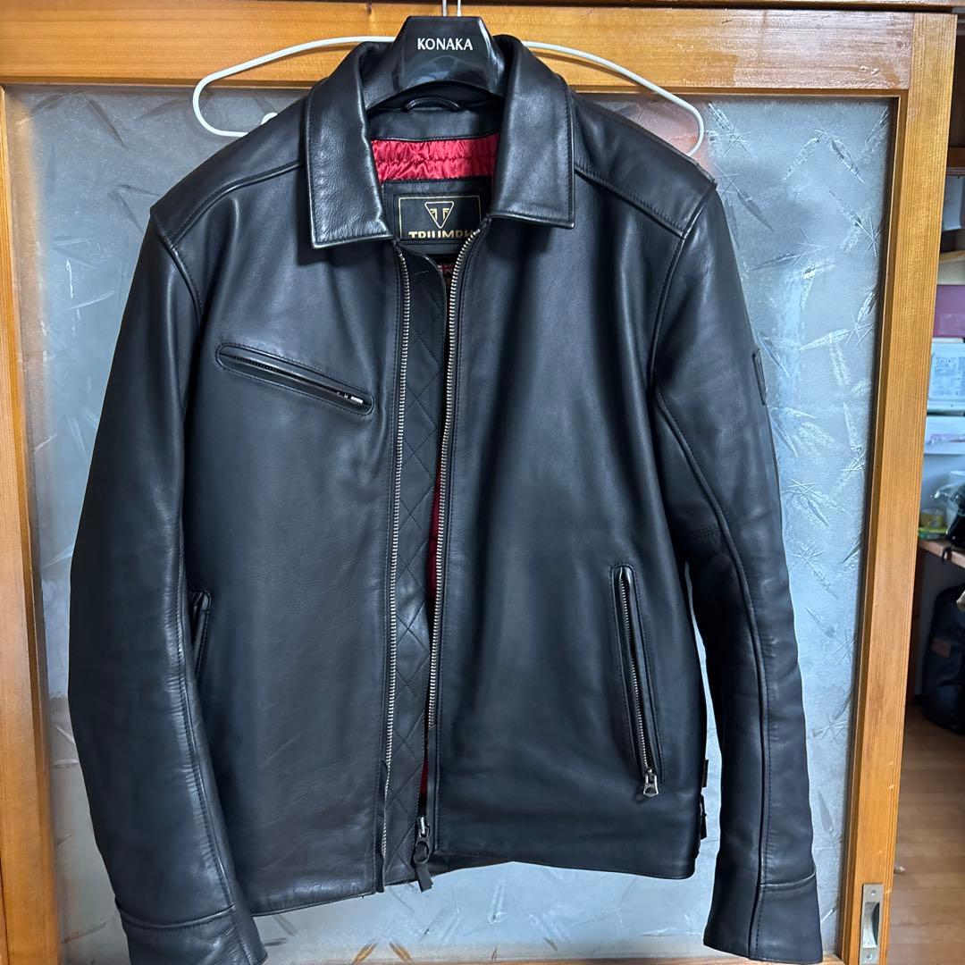 TRIUMPH シングルライダースジャケット M 黒 楽天市場】トライアンフ ジャケットの通販