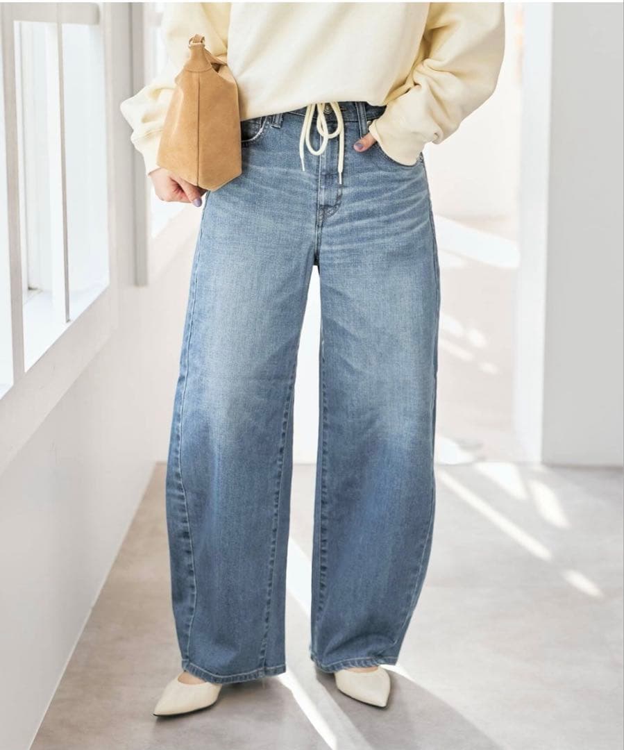 SOMETHING 別注 NEW HANA CURVE TAPERED Spick & Span｜《追加》SOMETHING / サムシング 別注 NEW HANA CURVE