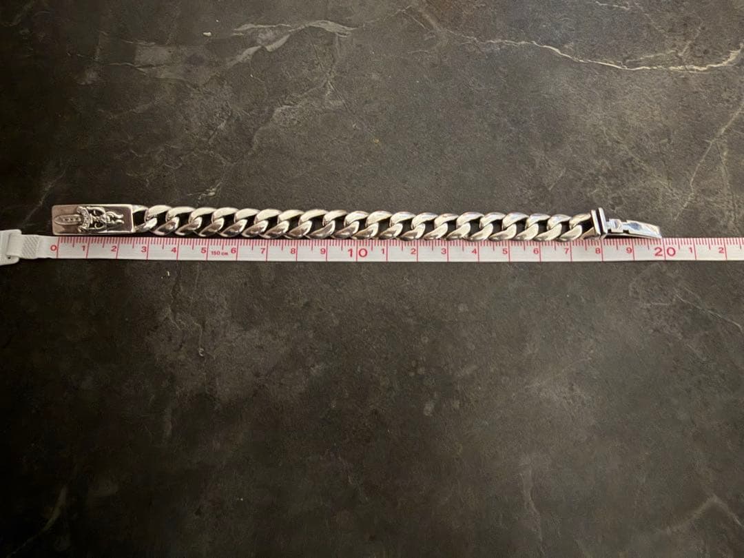 CHROME HEARTS ベイビーIDダガー ブレス ダイヤ、メッキ加工 - メルカリ