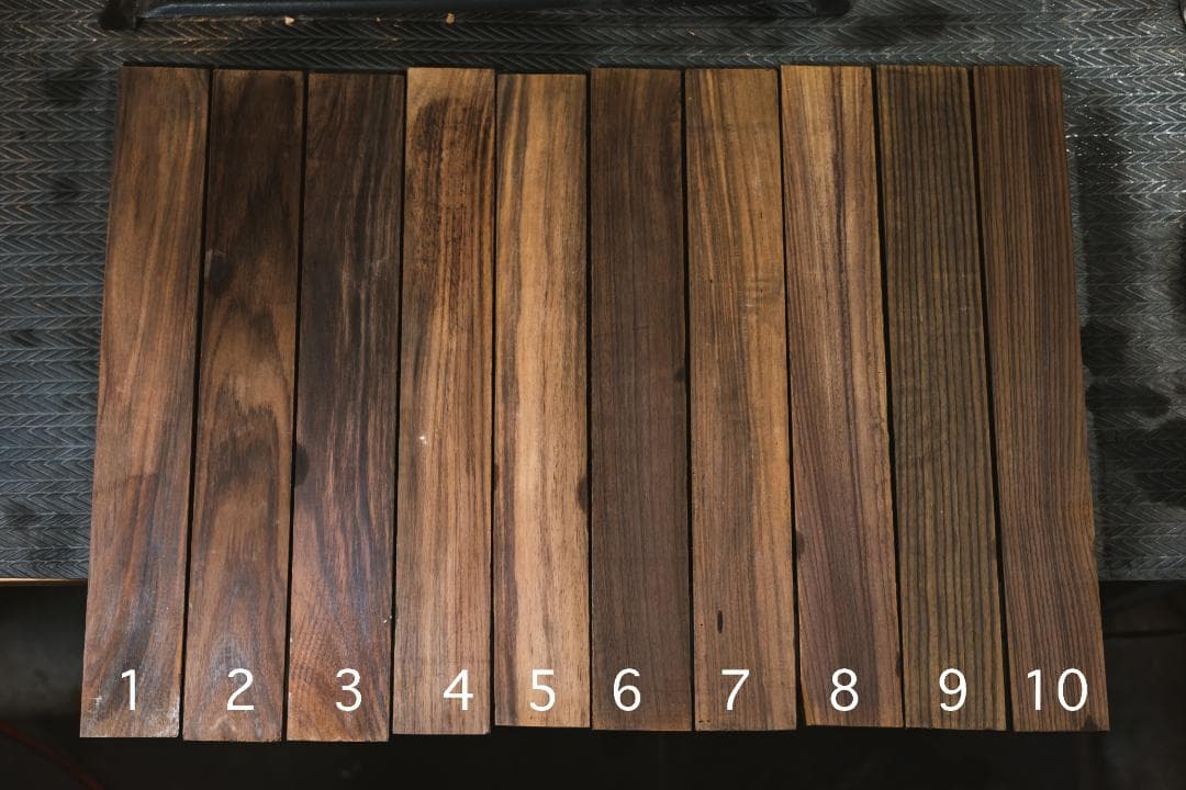 ハカランダ（ブラジリアンローズウッド）指板材 / No.5 - メルカリ