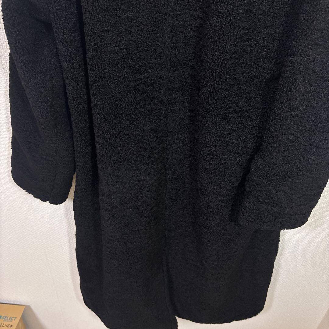 LASUD ファーボアコート ブラック 未使用品 サイズ9号 定価34000円