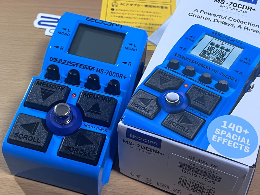 【超美品】ZOOM MULTISTOMP MS-70CDR+