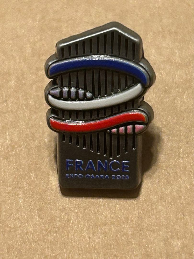 非売品フランスパビリオン公式ピンバッジ大阪関西万博EXPO2025