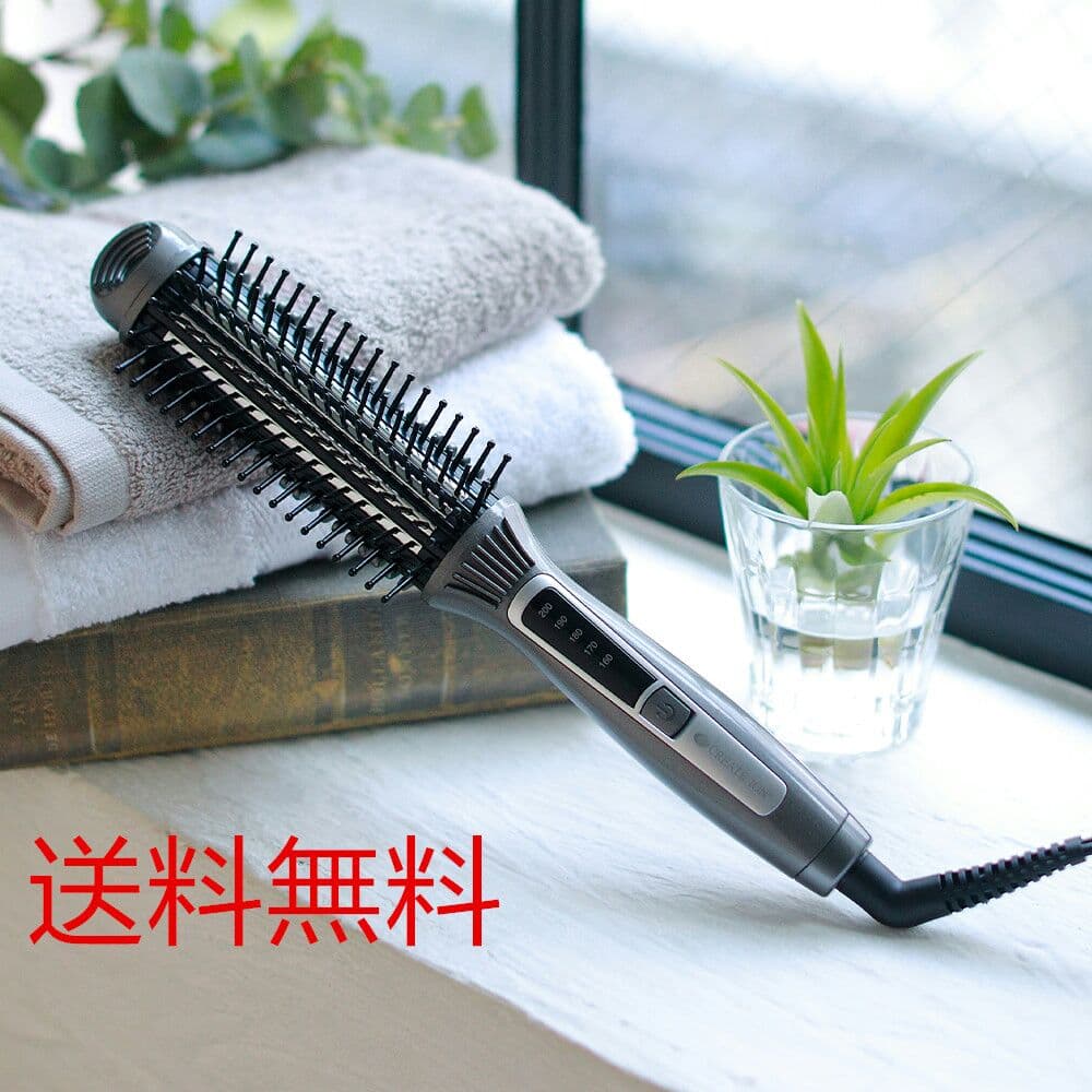 ブラシアイロン エアリッチ グレー