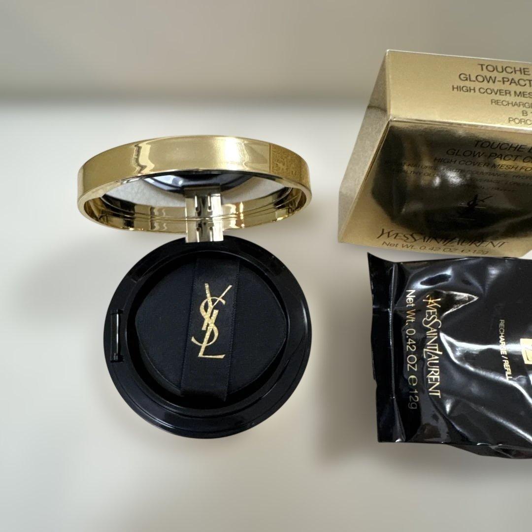 サンローランラディアントタッチグロウパクト色B10本体セットと