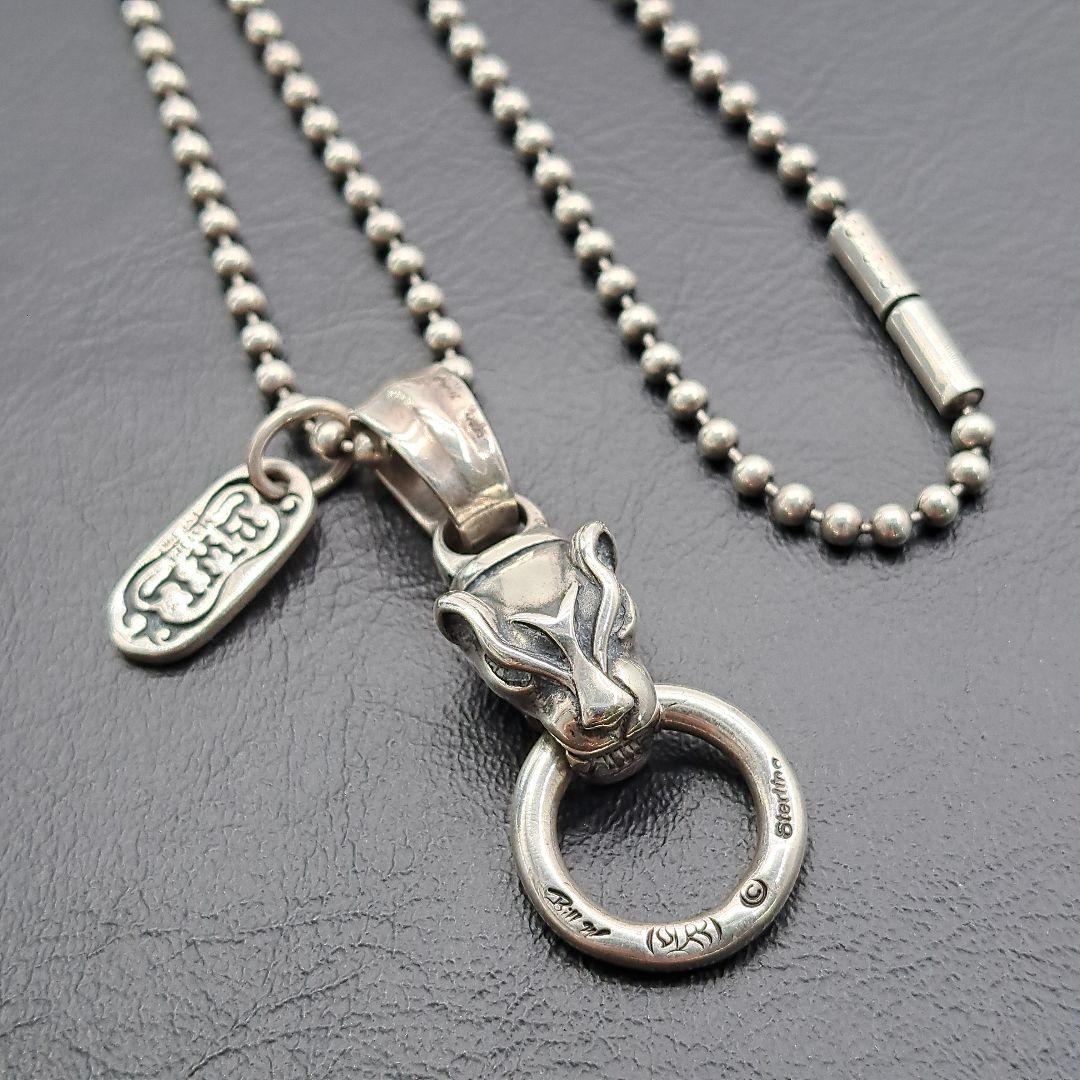 BWL ビルウォールレザー ネックレス パンサーヘッド ボールチェーン