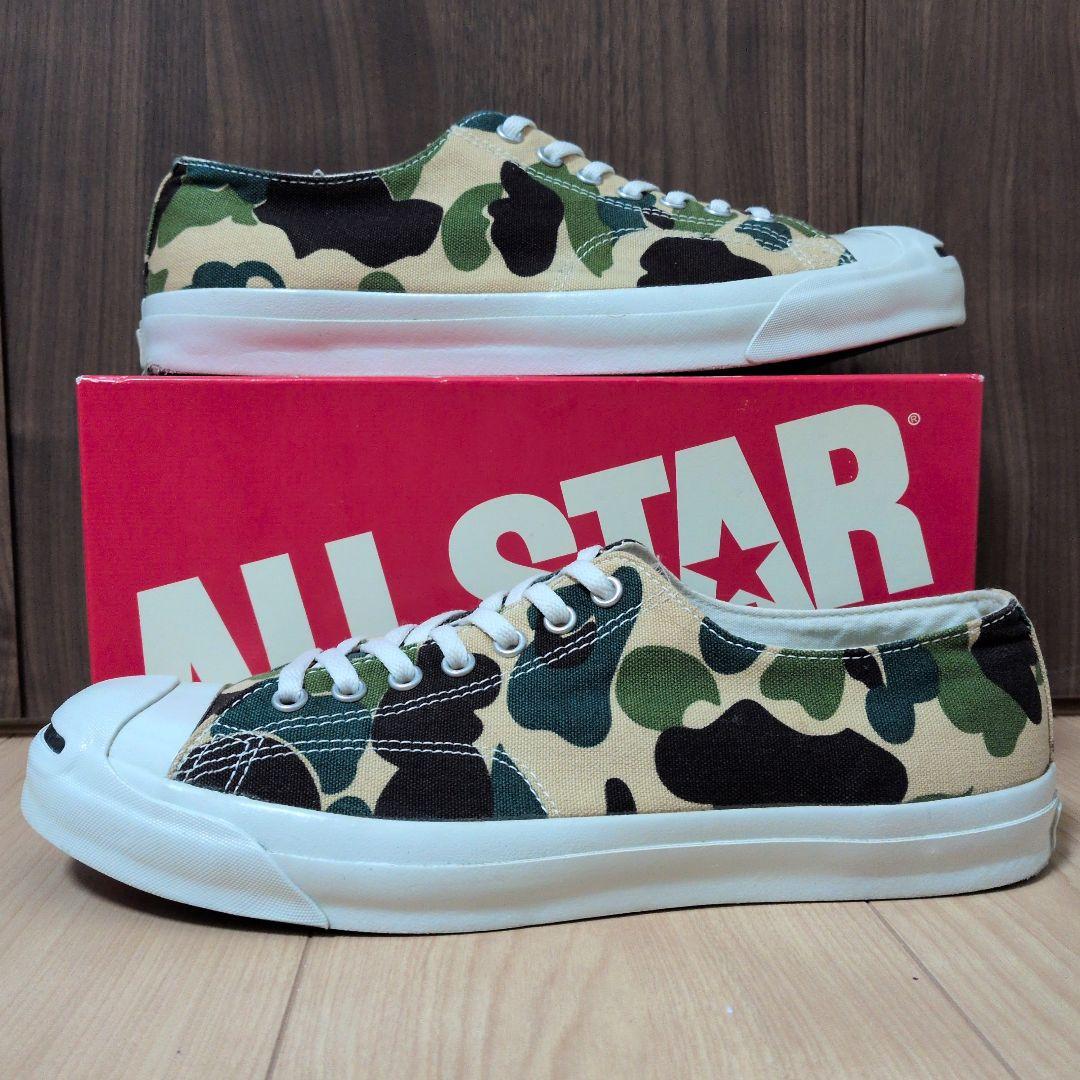 【US10.5】ジャックパーセル　カモフラ　コンバース　ALL　STAR