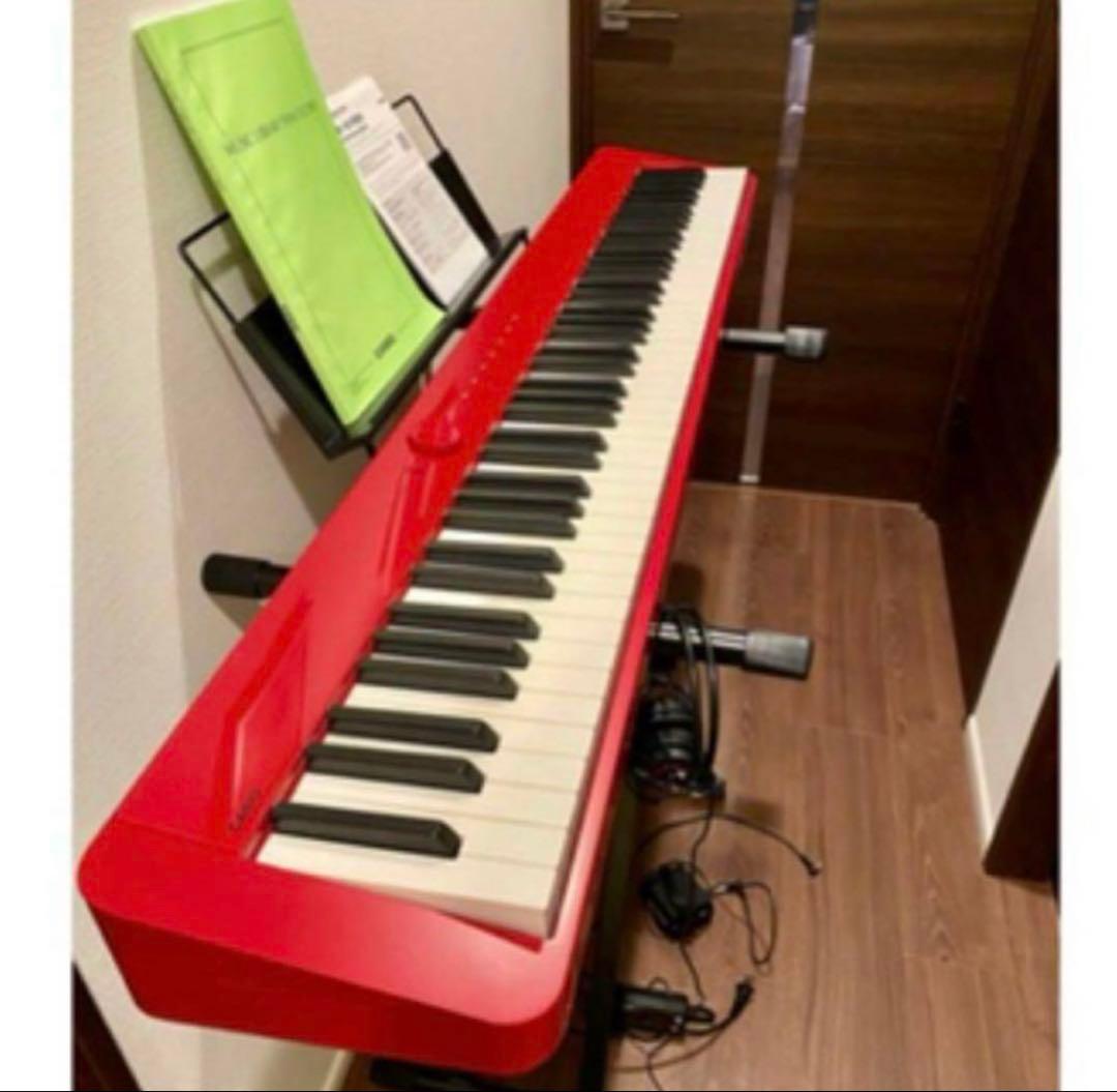 【フットペダル、スタンド付】CASIO Privia PX-S1000RD カシオデジタルピアノ プリヴィア(Privia・プリビア）PX-S1000 RD