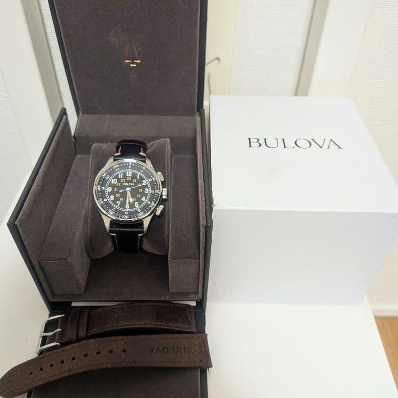 BULOVA 　 ミリタリー　 96A245　自動巻き