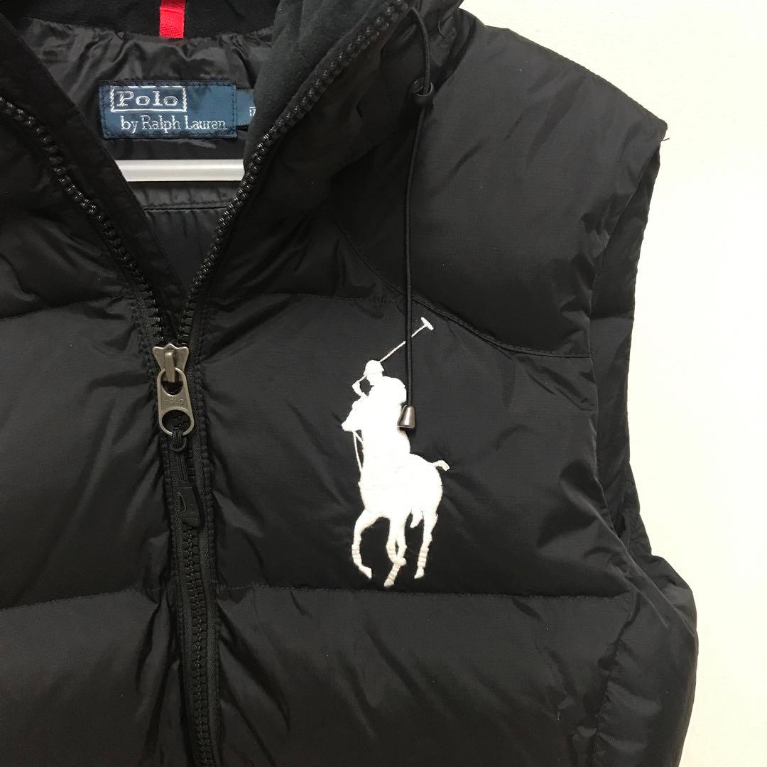 ①ラルフローレン RALPH LAUREN ダウンベスト ビッグポニー - メルカリ