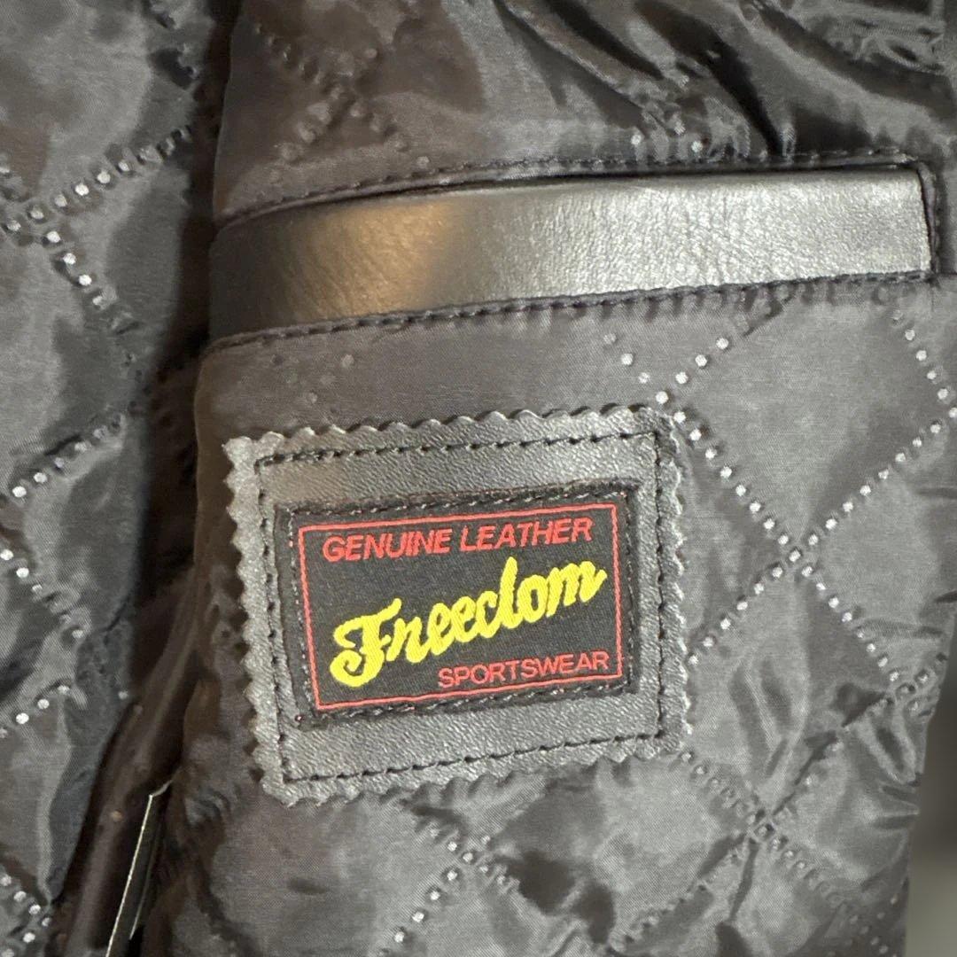 freedom ライダースジャケット シングル 38 カウレザー - メルカリ
