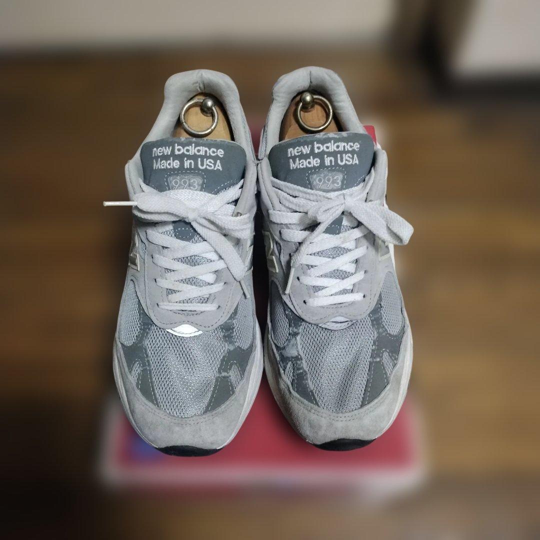 2017年USA製 NEW BALANCE993 Dワイズ グレー GRAY