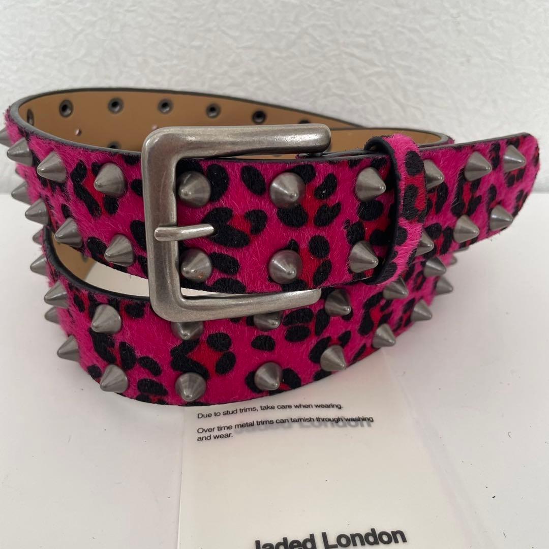 新品未使用【JADED LONDON】Panther Studded Belt - メルカリ