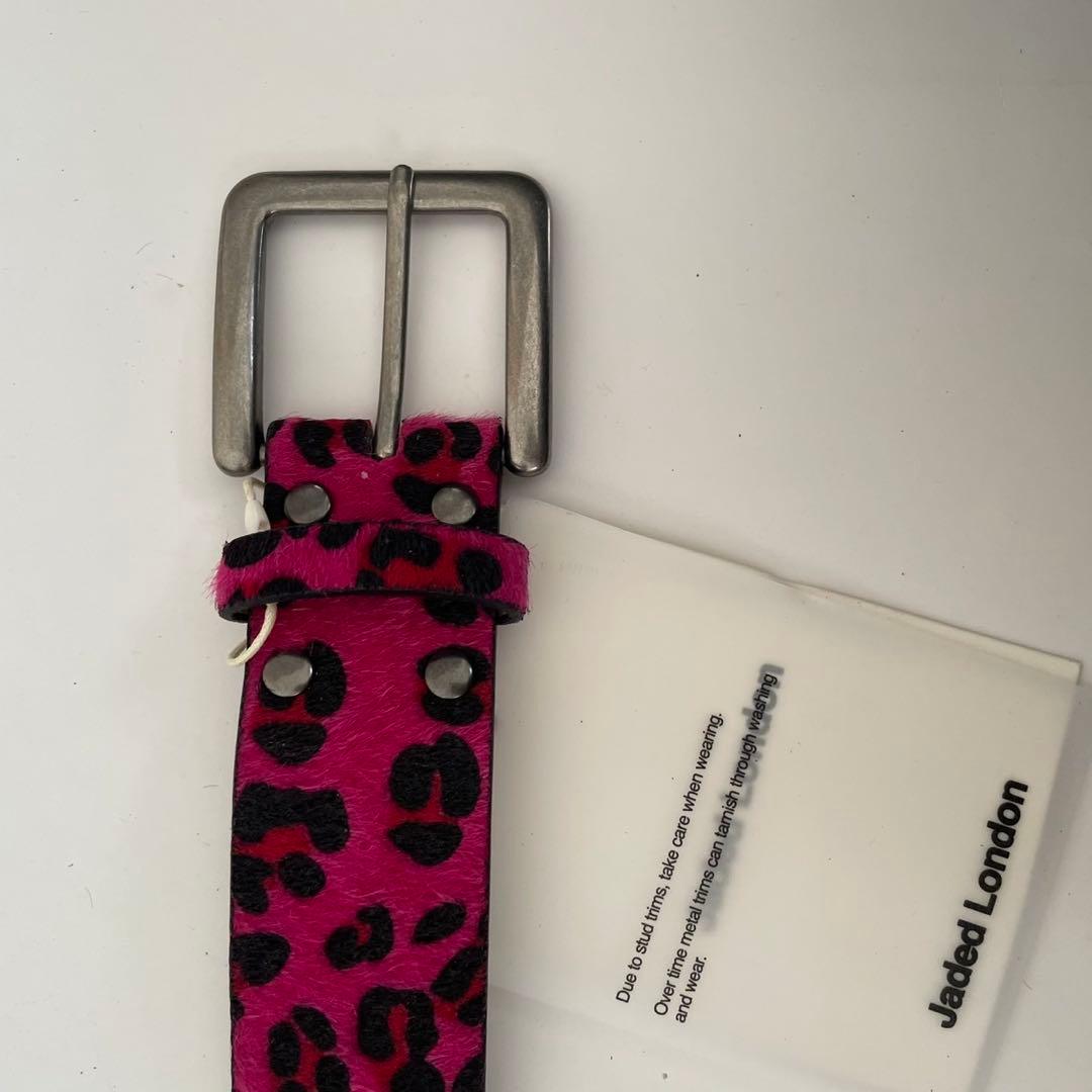 新品未使用【JADED LONDON】Panther Studded Belt - メルカリ