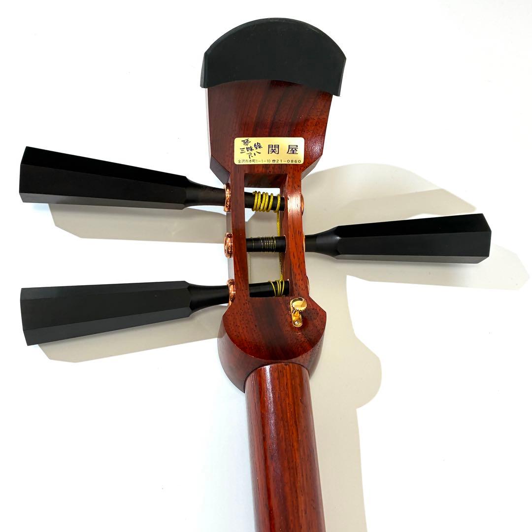 美品✨ 津軽三味線 太棹 花梨 破れなし バチ ハードケース付き