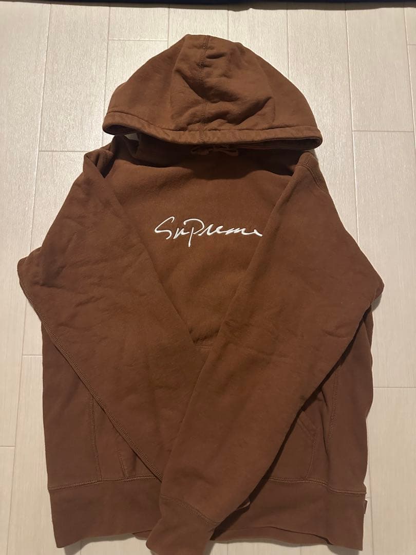 Supreme ブラウン フード付きパーカー