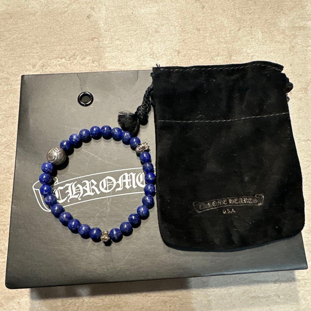 Chrome hearts フォティ デルフィーノ　ビーズブレス　スカル　限定品