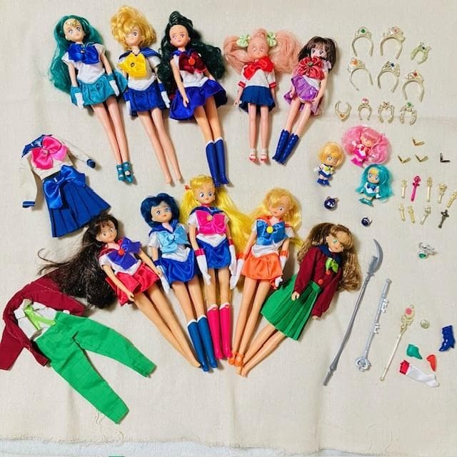 当時もの セーラームーン 着せ替え人形 イロイロ アソート vintage