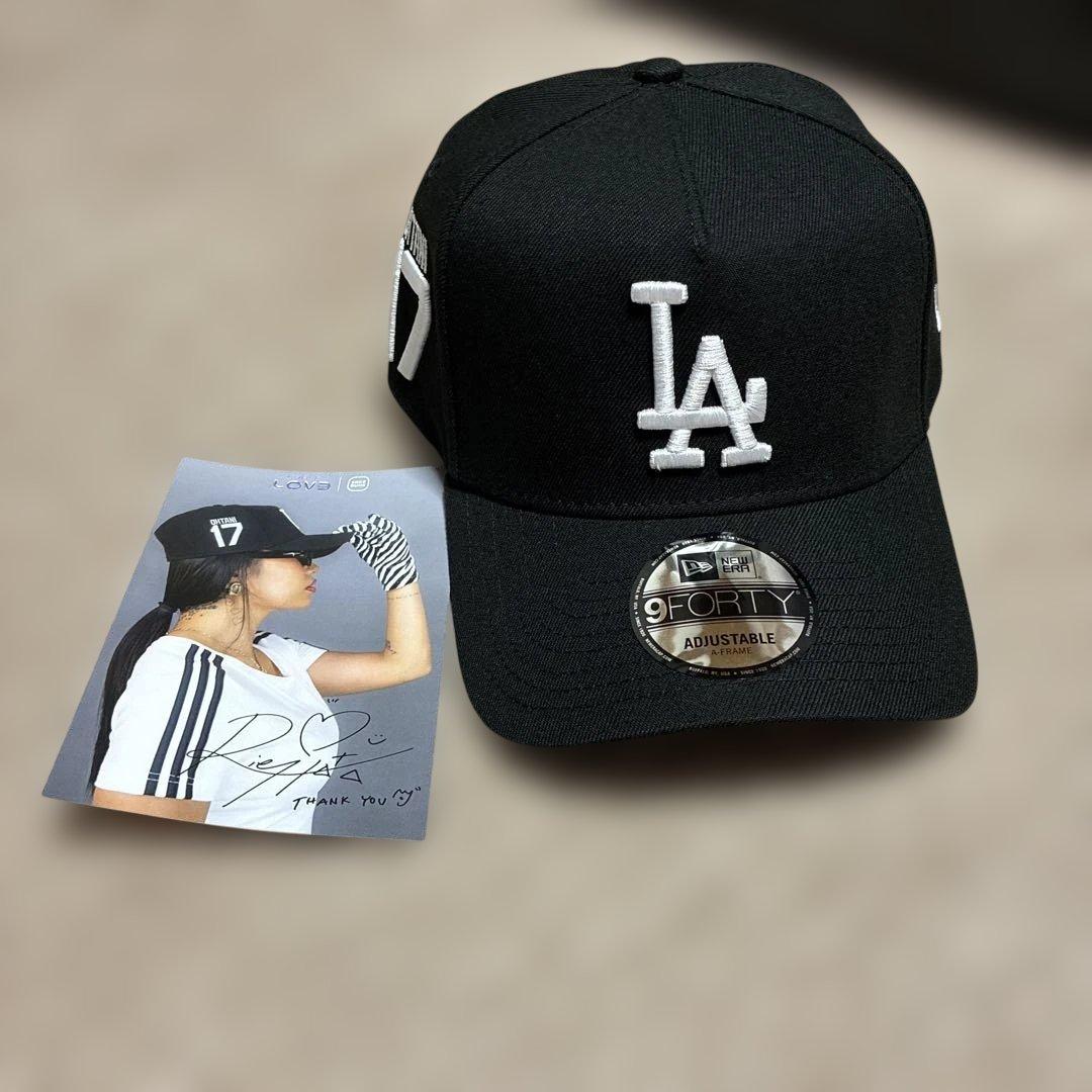 RIEHATA×NEWERA コラボキャップ ドジャース 大谷翔平　ブラック