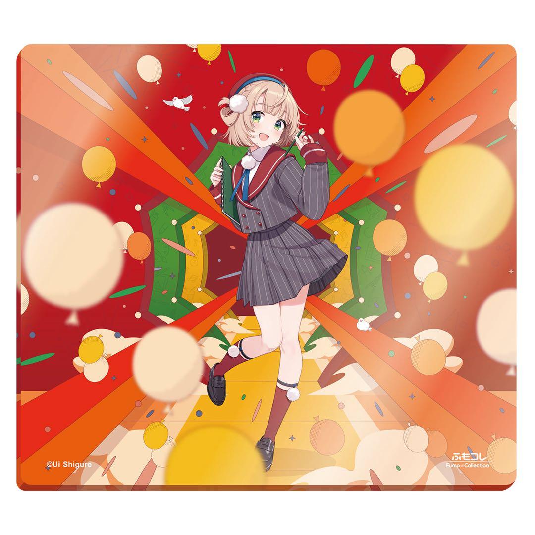 ふもコレ×しぐれうい　5周年コラボ　ガラスマウスパッド