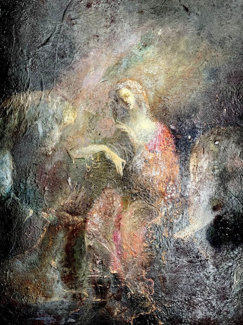 小田さゆり 「虹の調べ」油彩15号 安井賞入選 元/主体美術協会員 佳作賞受賞