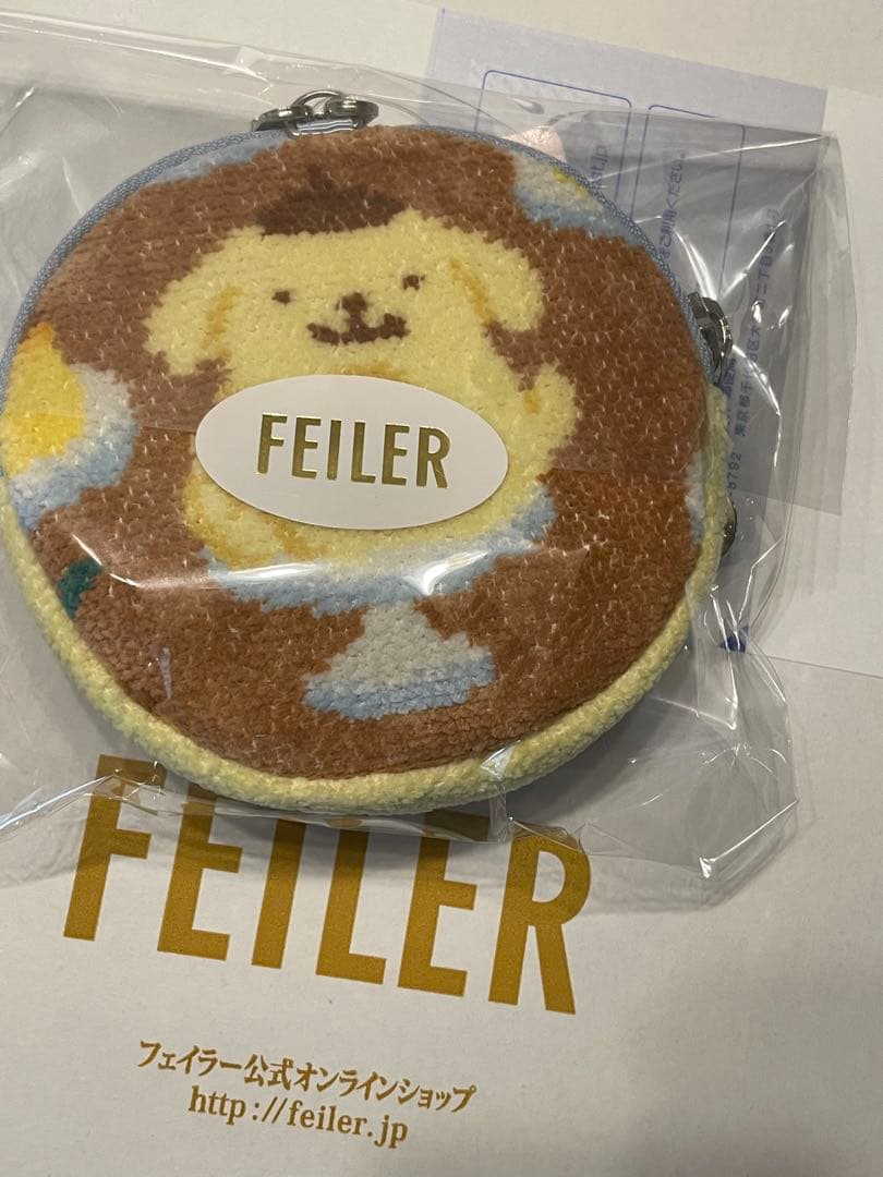 フェイラー　ポムポムプリン　ポーチ　新品　サークルポーチ　サンリオ FEILER フェイラー ポムポムプリン サークルポーチ - メルカリ