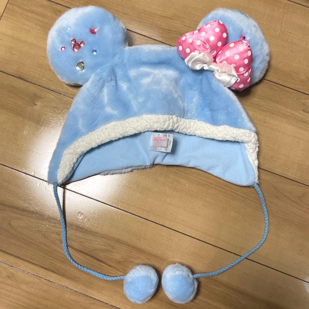 ディズニー ミニー ファンキャップ 水色 青 - メルカリ