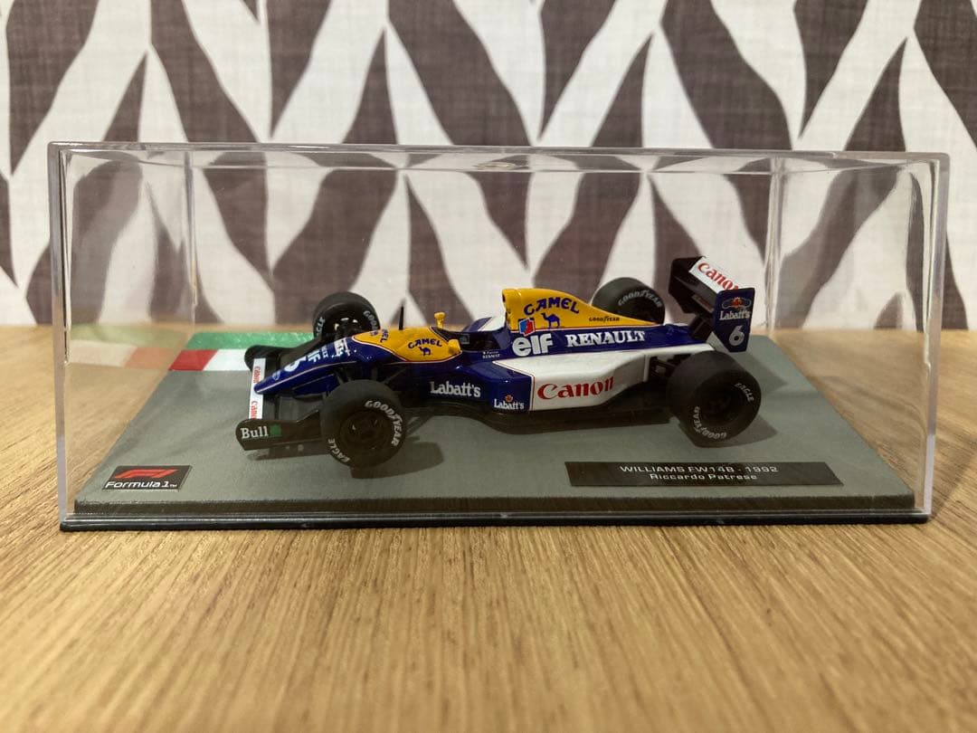日本未発売　F1マシンコレクション　FW14B パトレーゼ　camel仕様