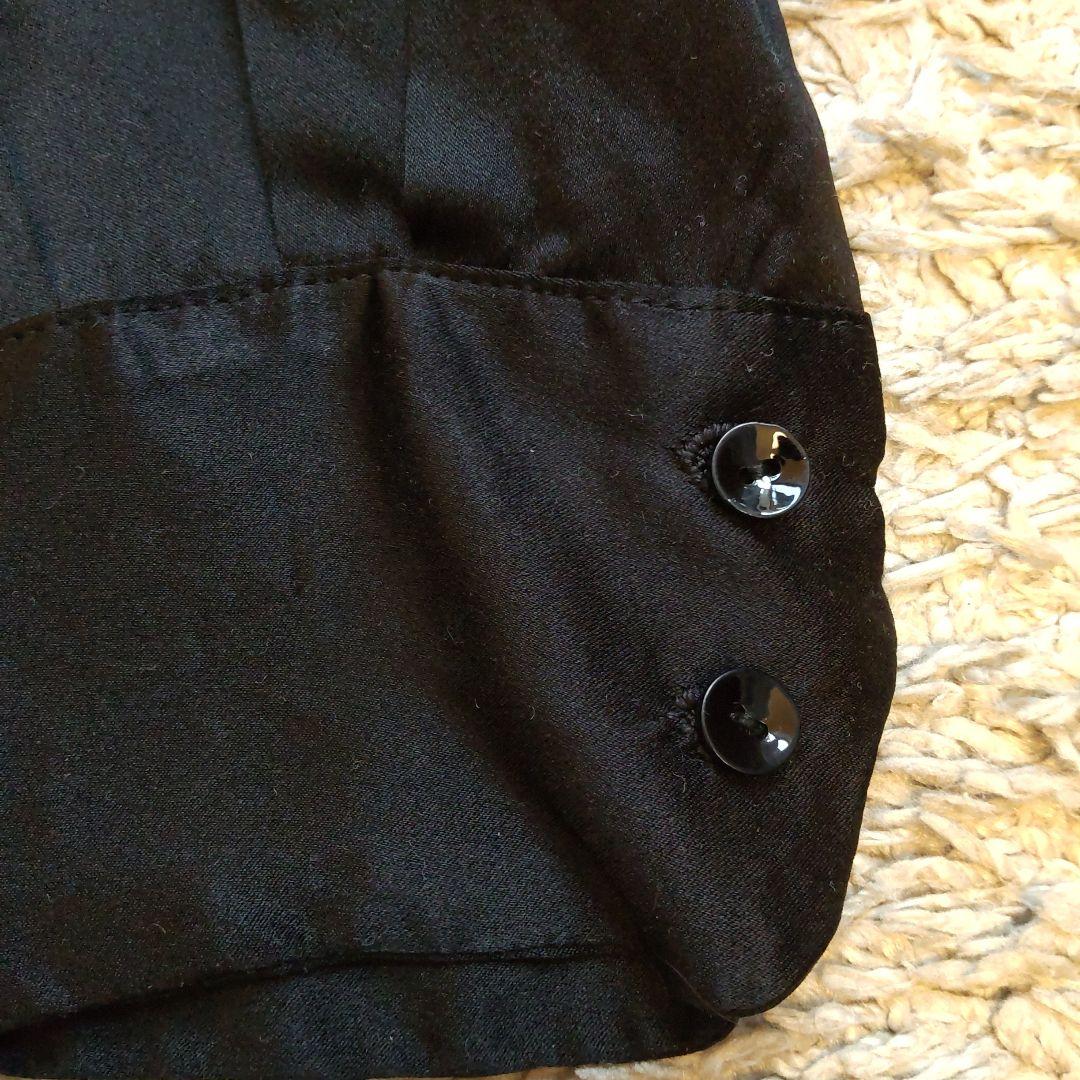 未使用タグ付き☆GEOFFREY B.SMALL ブラックシルクボウタイブラウス