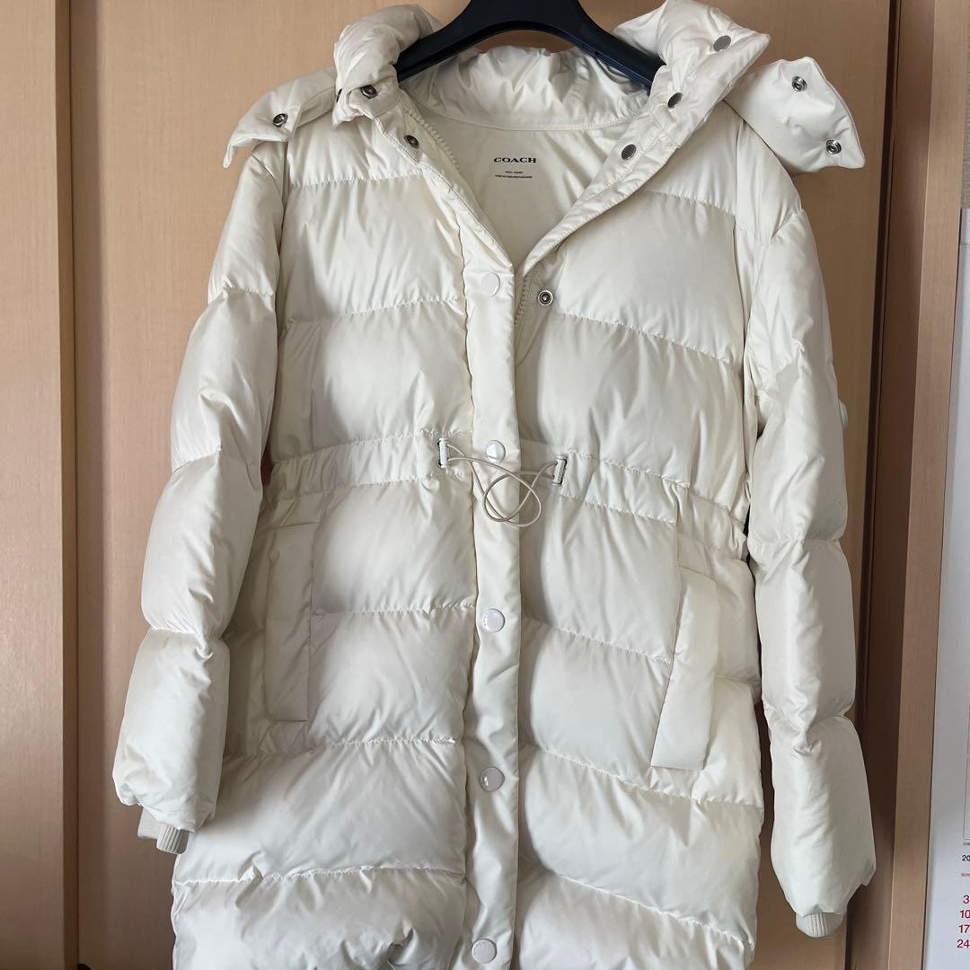 COACH ホワイト ダウンジャケット