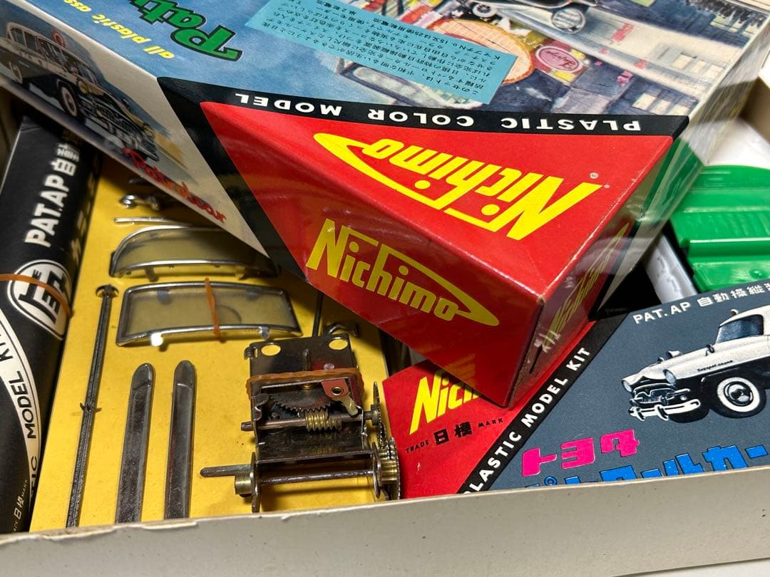 激レア60年以上前 ニチモ ブリキ混成プラモ 警視庁 パトロールカー