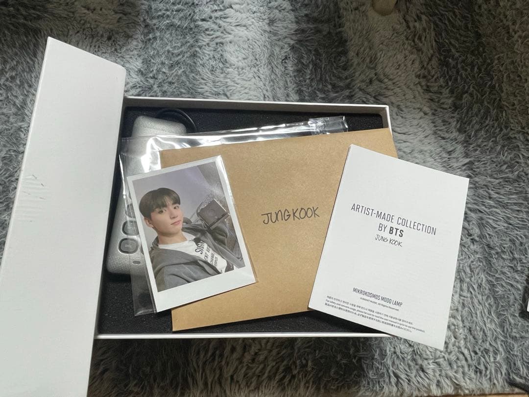 ARTIST MADE JUNGKOOK MIKROKOSMOS ムードランプ BTS ARTIST-MADE COLLECTION Jungkook Mikrokosmos Mood Lamp Rare