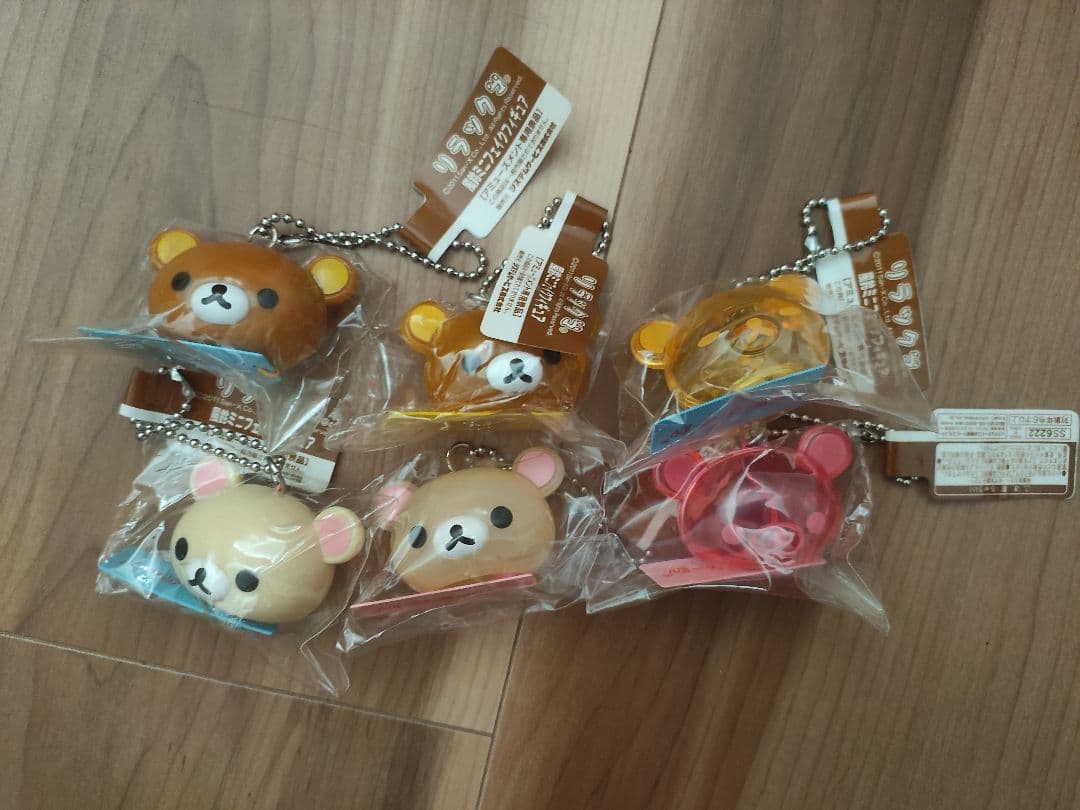 リラックマ　風鈴ミニフェイクフィギュア　6種セット