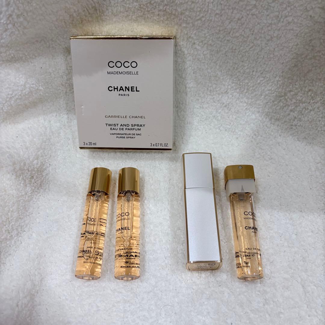 【CHANEL】ココマドモアゼルツィスト＆スプレイ 本体+レフィル20mL×3