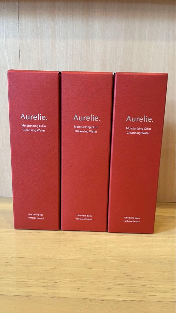 Aurelieオレリーモイストオイルインクレンジングウォーター　3本セット