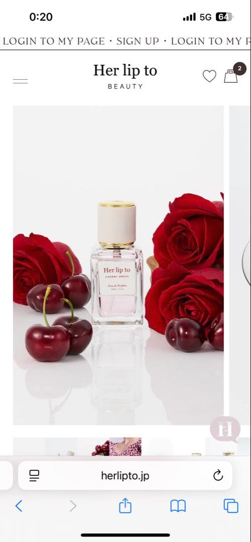 Herlipto チェリードレス