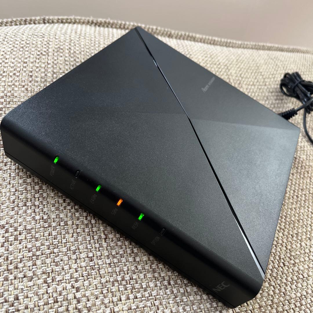 Aterm WX5400HP NEC Wi-Fiルーター 初期化、動作確認済み - メルカリ