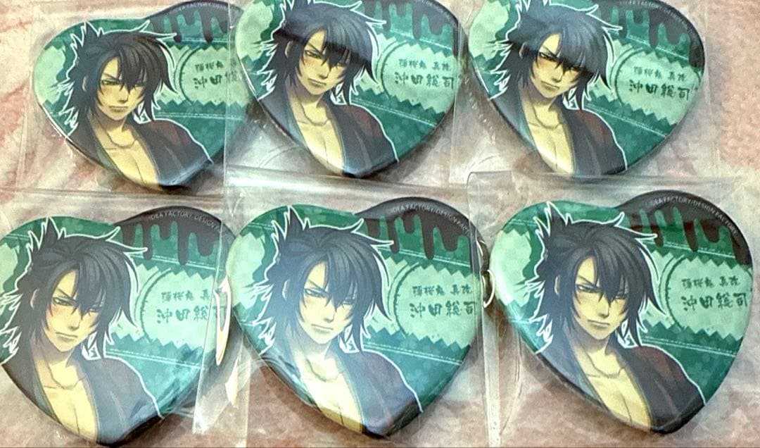 薄桜鬼 和装 バレンタイン ハート缶バッジ 6点セット - メルカリ