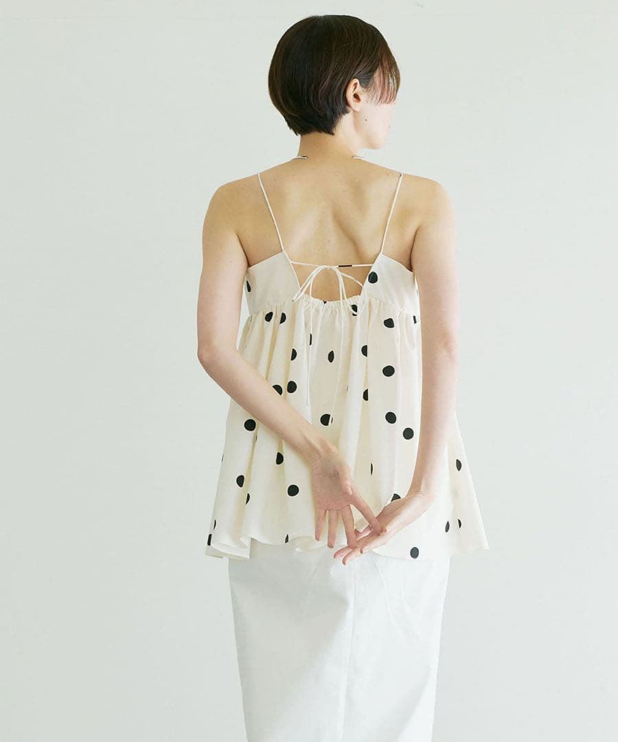 ペプラムドットキャミソール　ガリャルダガランテ